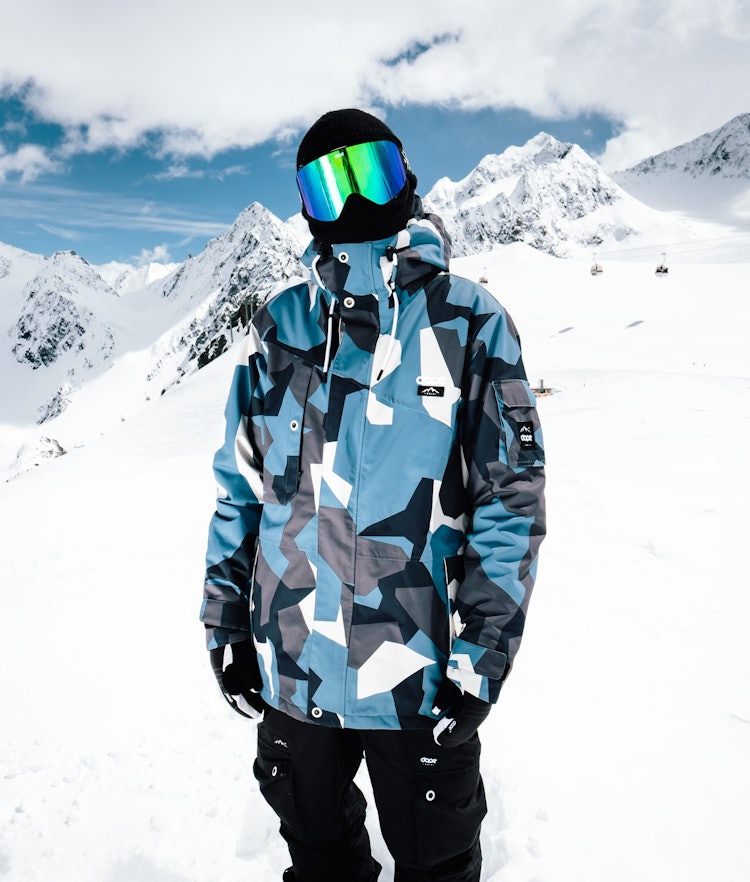Dope Adept 2019 Kurtka Snowboardowa Mężczyźni Blue Camo, Zdjęcie 2 z 12