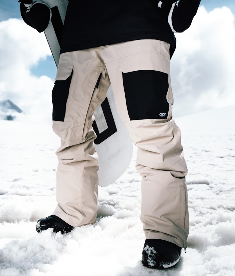 Dope Poise 2019 Spodnie Snowboardowe Mężczyźni Sand/Black