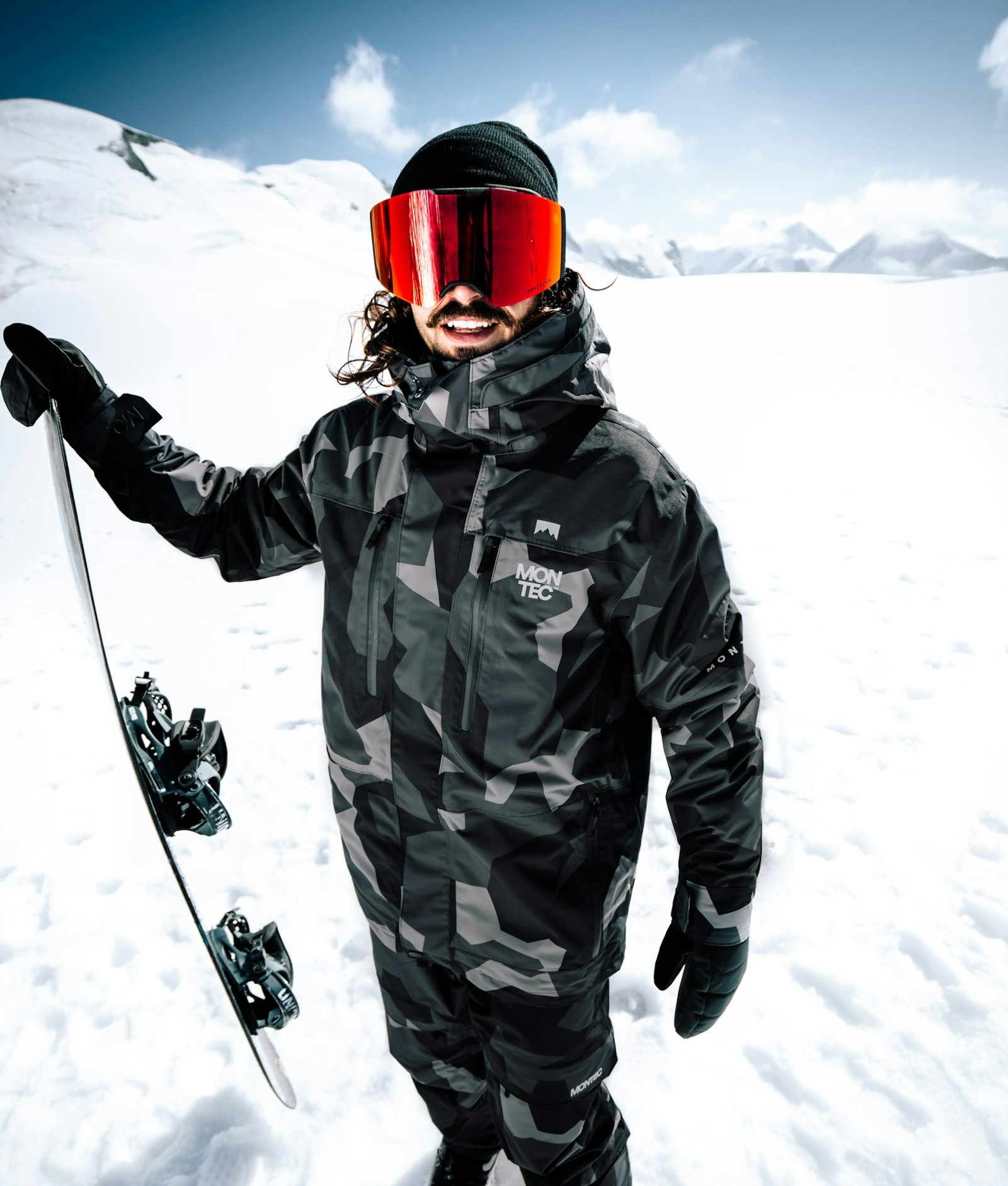 Montec Fawk 2019 Bunda na Snowboard Pánské Night Camo