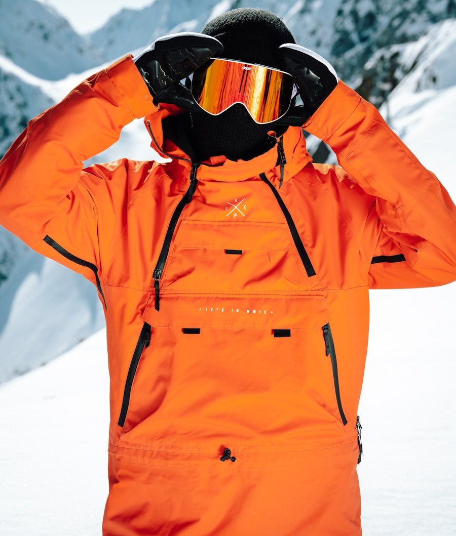 Dope Akin Snowboard Jacket Men Orange