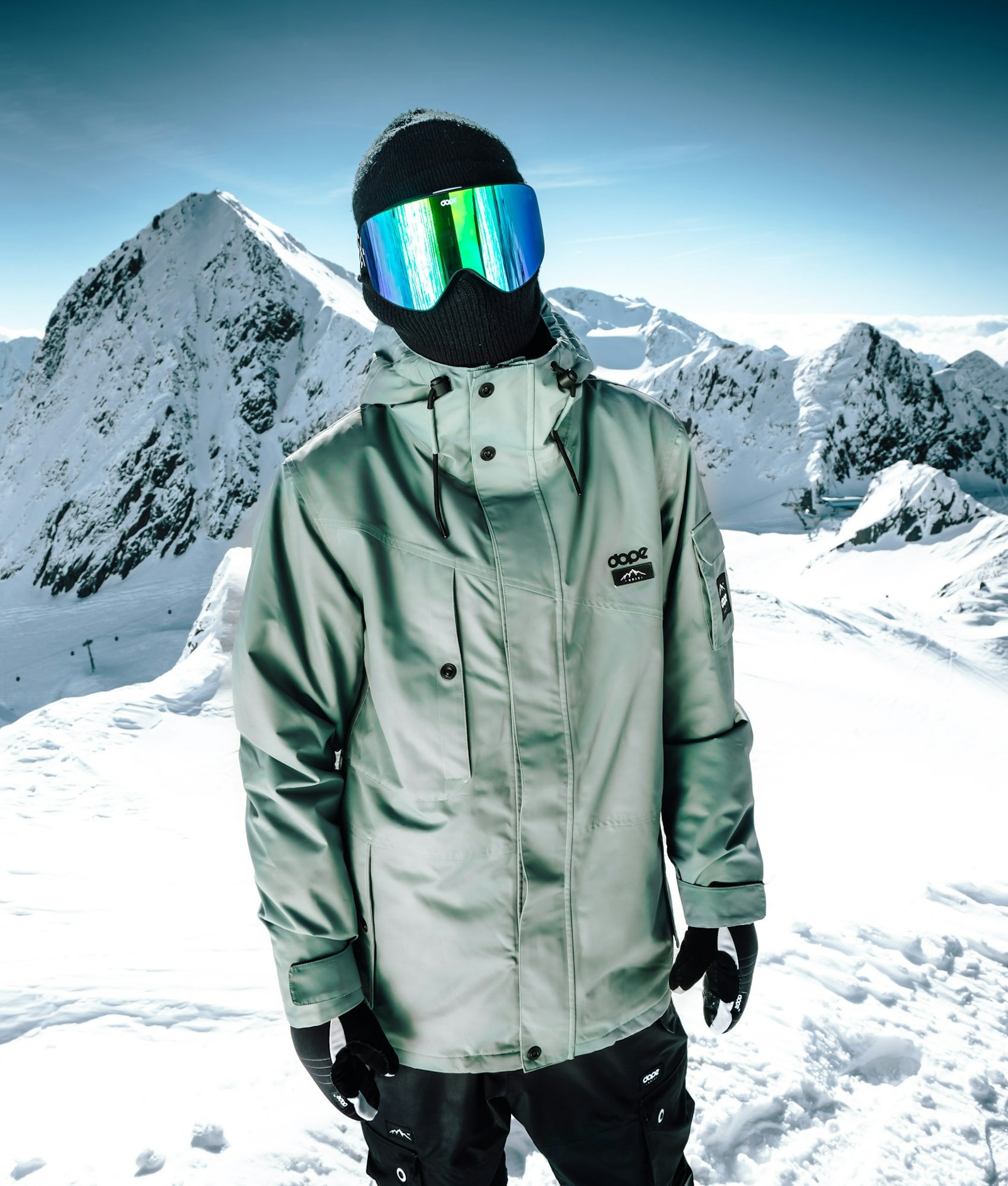 Dope Adept 2019 Snowboardjacke Herren Faded Green