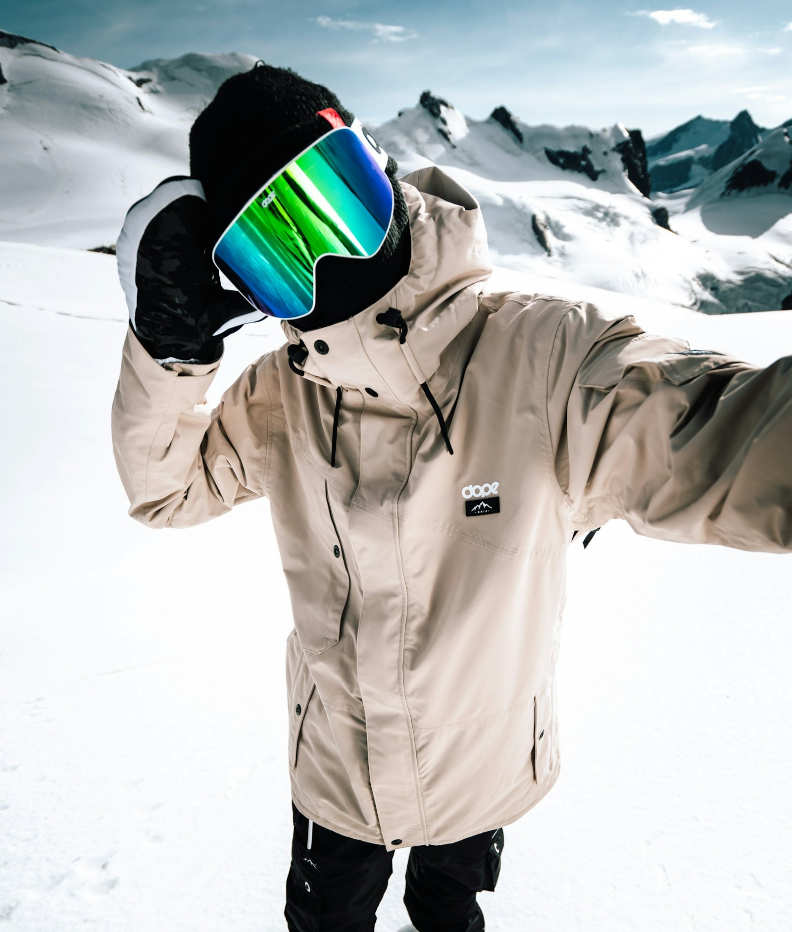Dope Adept 2019 Snowboard Jacket Men Sand