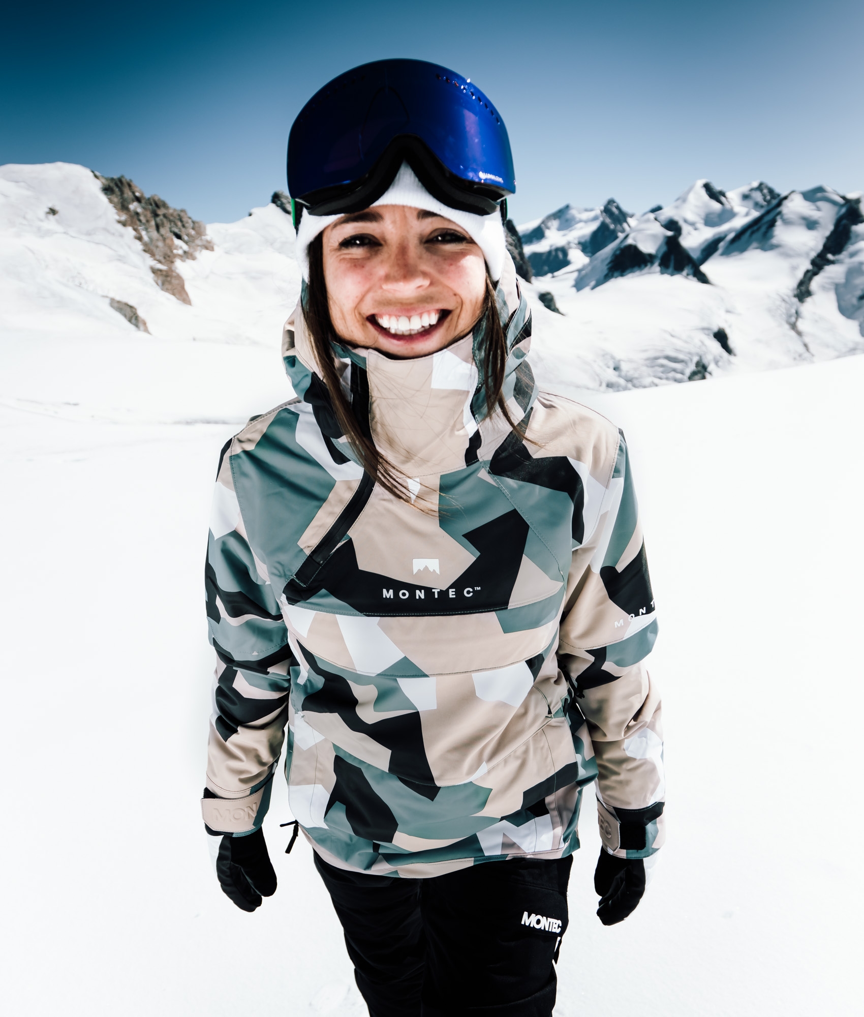 montec dune w women's ski jacket snow camo