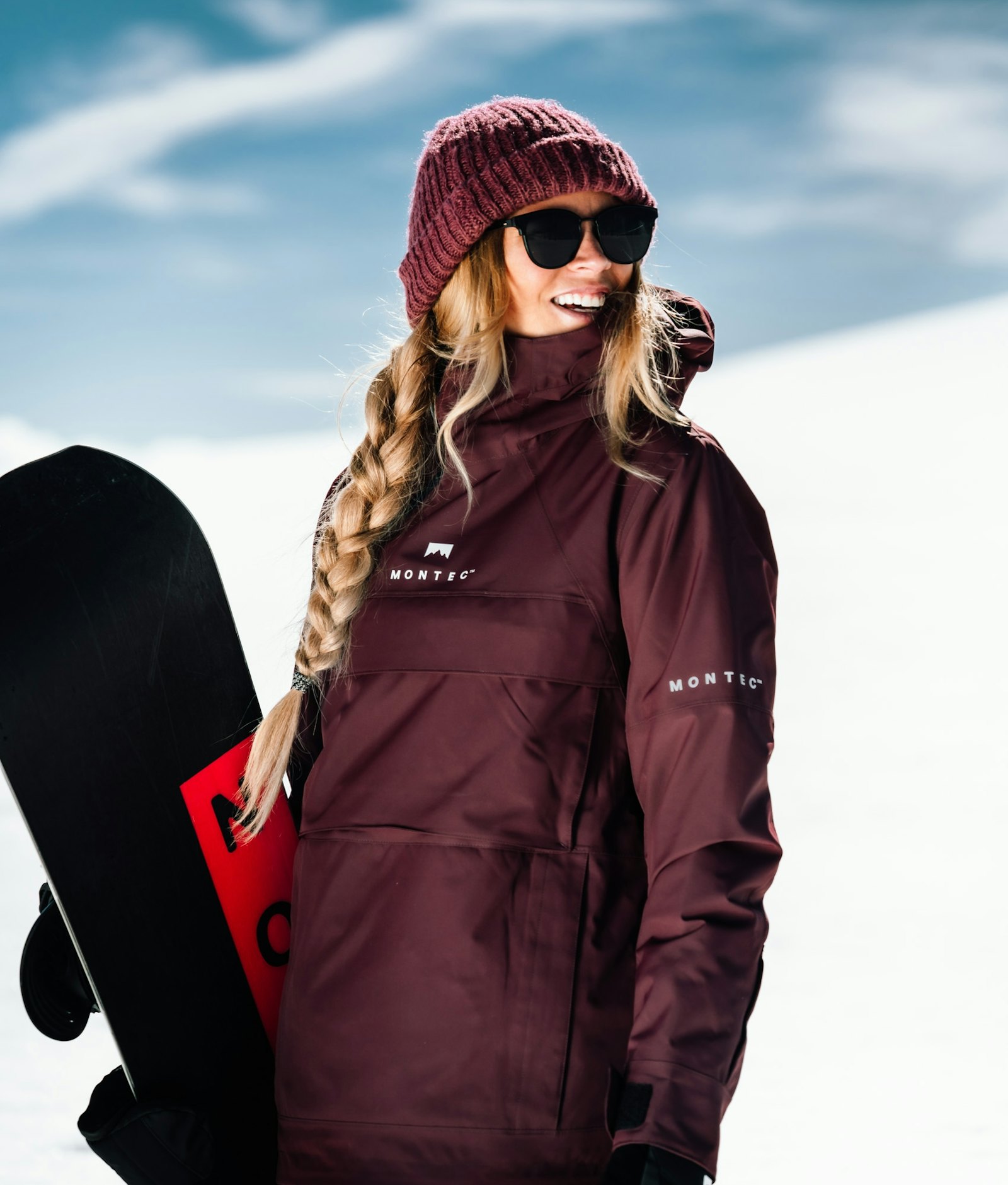 Dune W 2019 Veste Snowboard Femme Burgundy