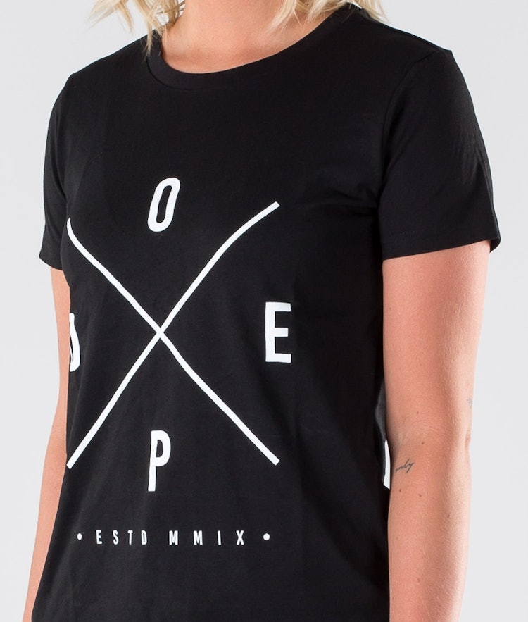 Dope 2X-UP Copain T-shirt Kobiety Black