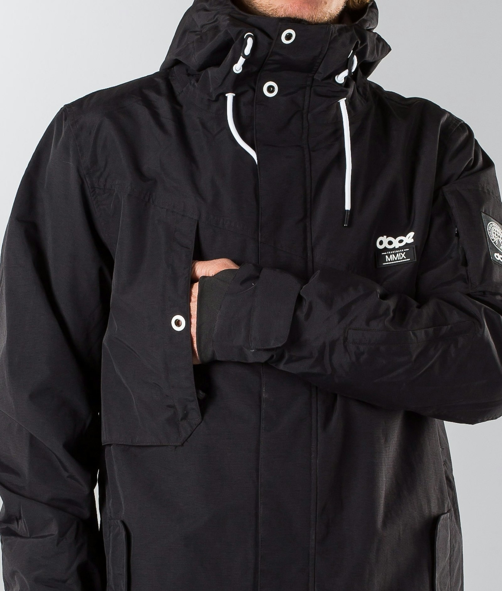 Dope Adept 2018 Snowboard Jacket Men Black/Black