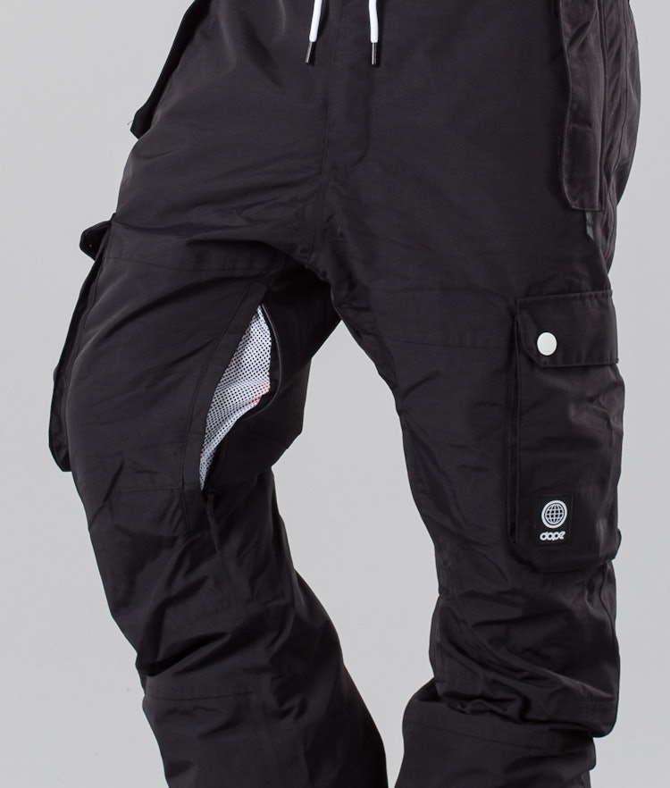 Dope Iconic Pantalones Snowboard Hombre Black - Negro