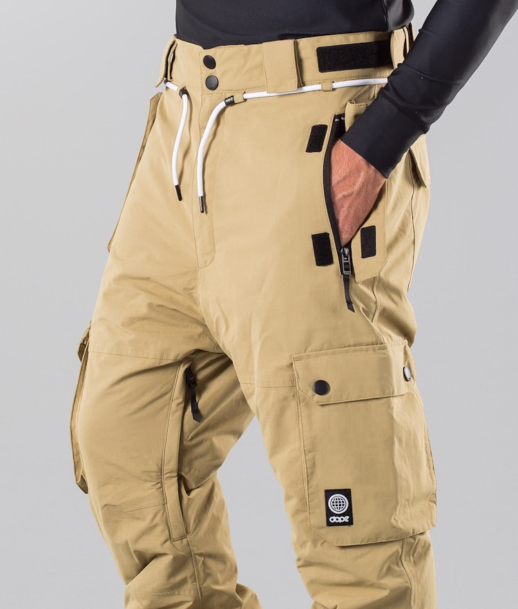 Dope Iconic 2018 Spodnie Snowboardowe Mężczyźni Khaki