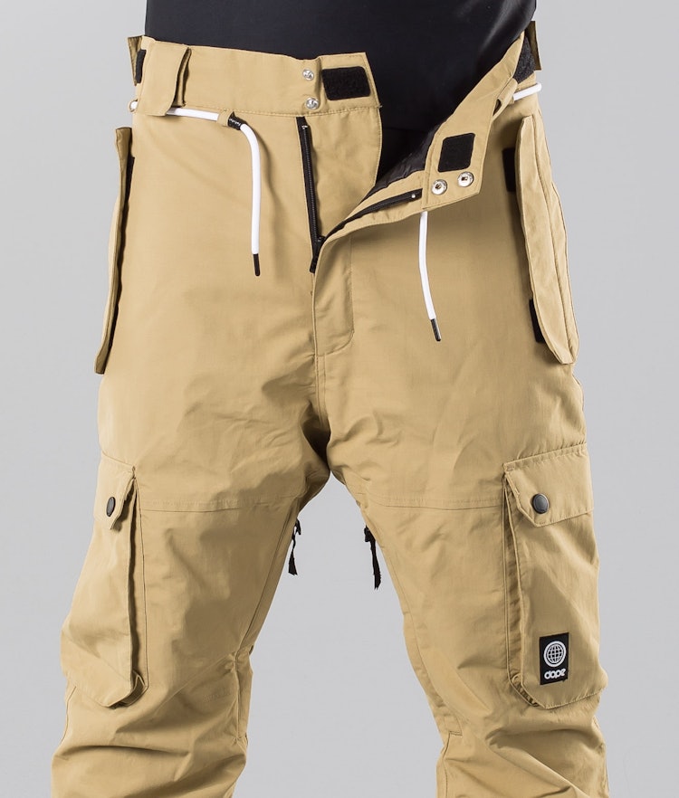 Dope Iconic 2018 Kalhoty na Snowboard Pánské Khaki