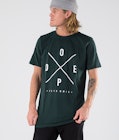 Dope 2X-UP T-shirt Herre Royal Green