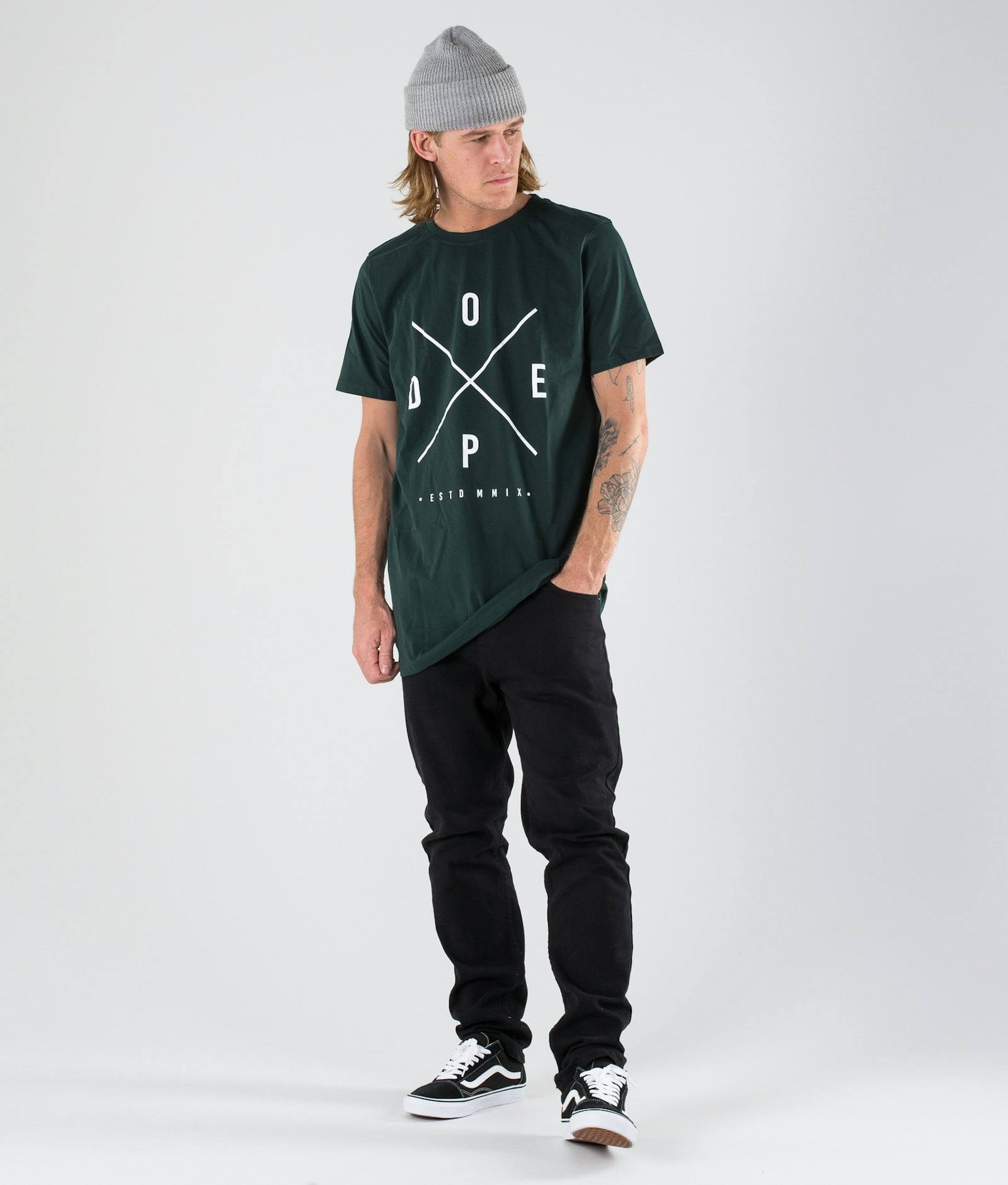 Dope 2X-UP T-shirt Herr Royal Green