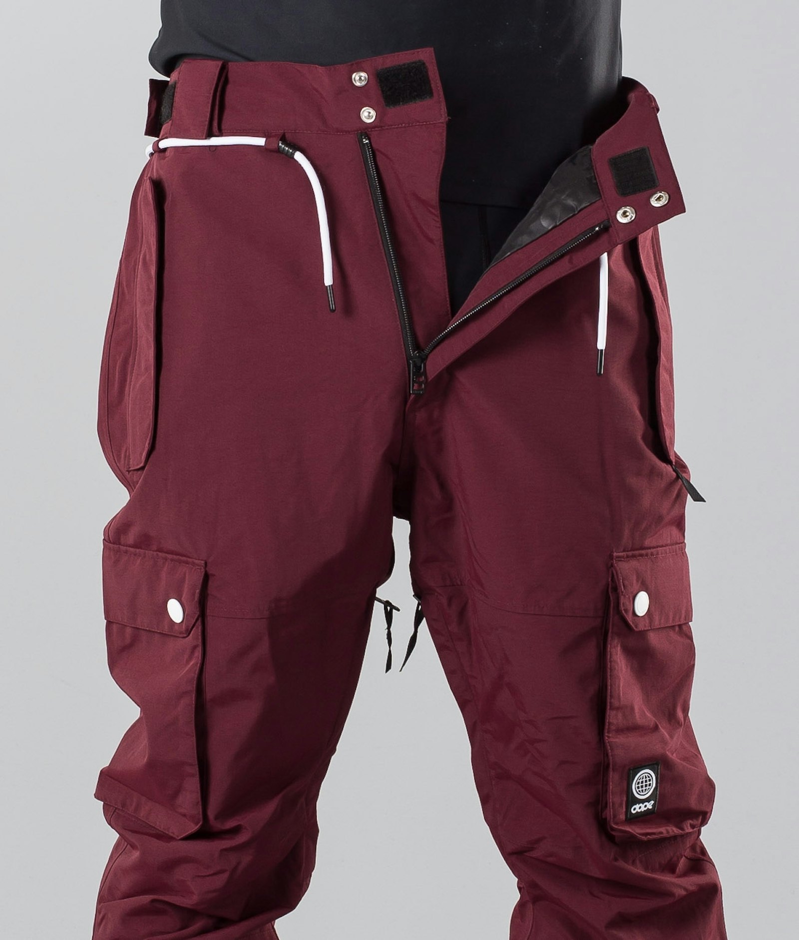 Dope Iconic 2018 Kalhoty na Snowboard Pánské Burgundy