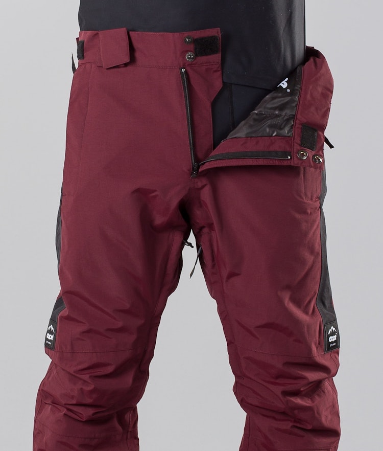Dope Hoax II 2018 Kalhoty na Snowboard Pánské Burgundy, Obrázek 6 z 8