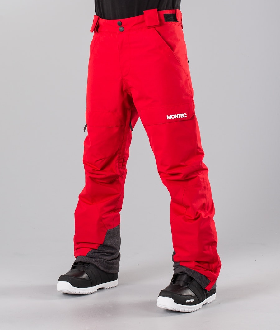Montec Dune Moottorikelkka Housut Red