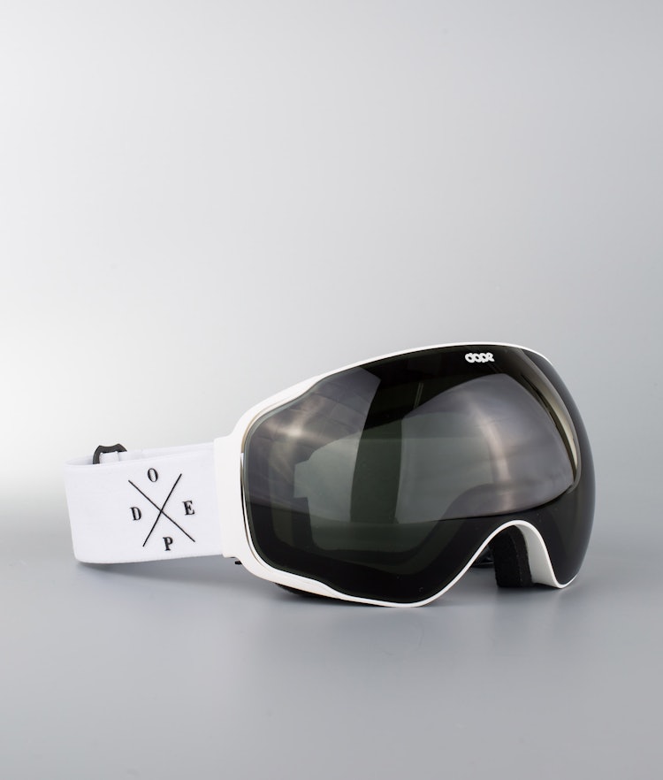 Dope Sphere 2X-UP Masque de ski White W/White Black