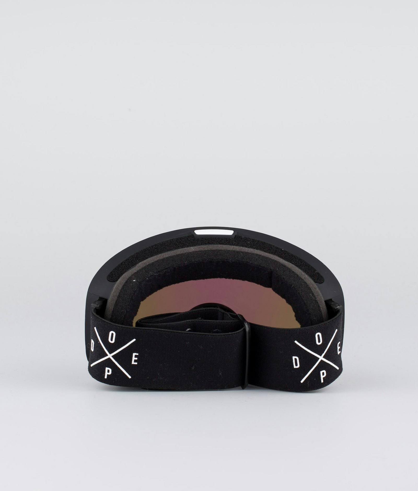 Dope Flush 2X-UP Ski Goggles Black W/Black Green Mirror