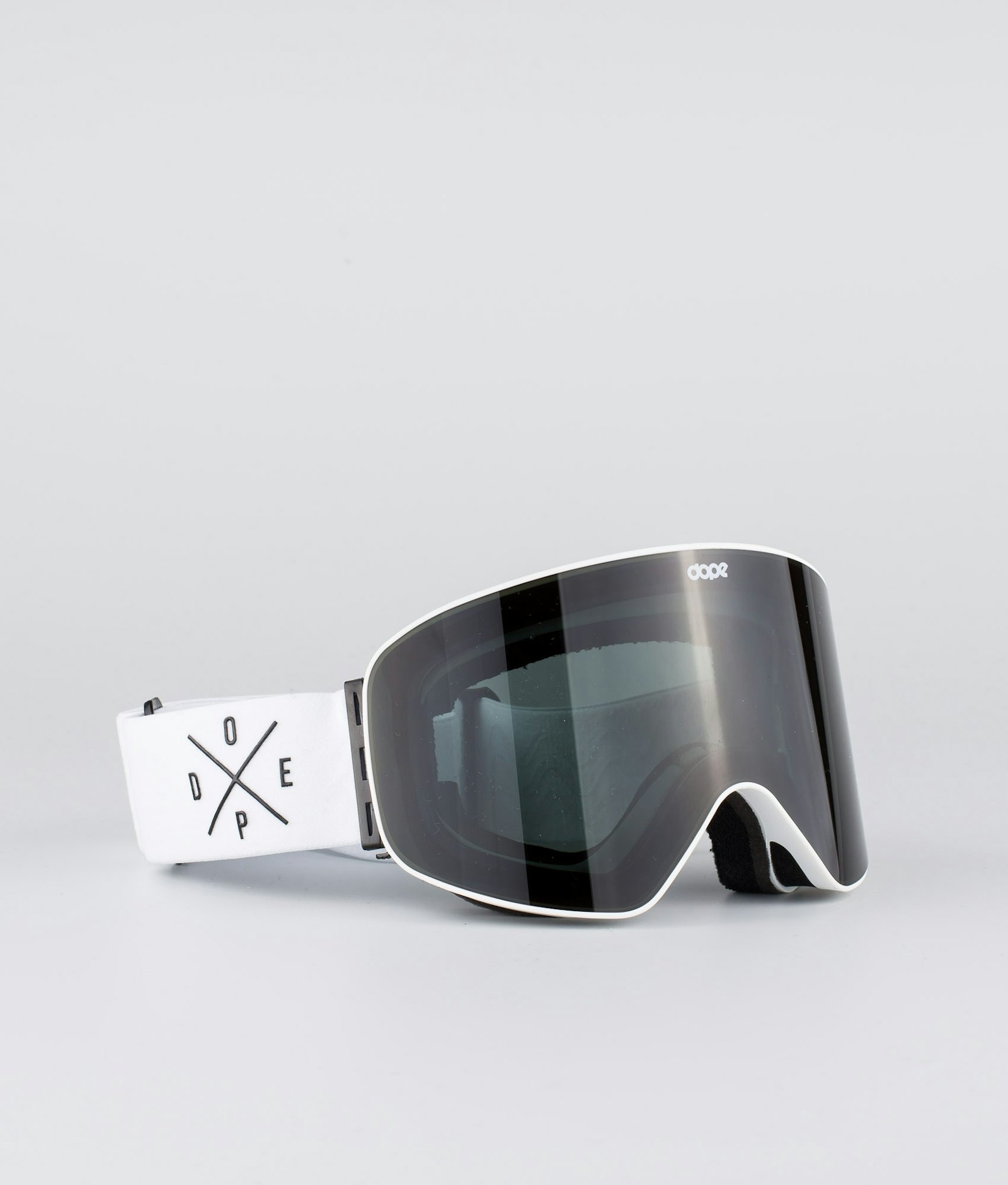 Flush 2X-UP Skibrille White W/White Black