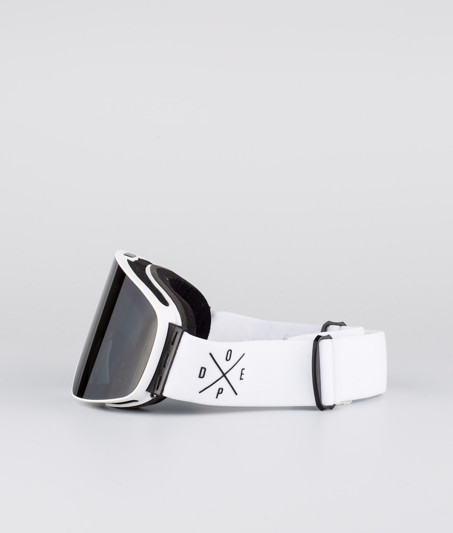 Dope Flush 2X-UP Masque de ski White W/White Black