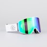 Dope Flush 2X-UP Skibril White W/White Green Mirror