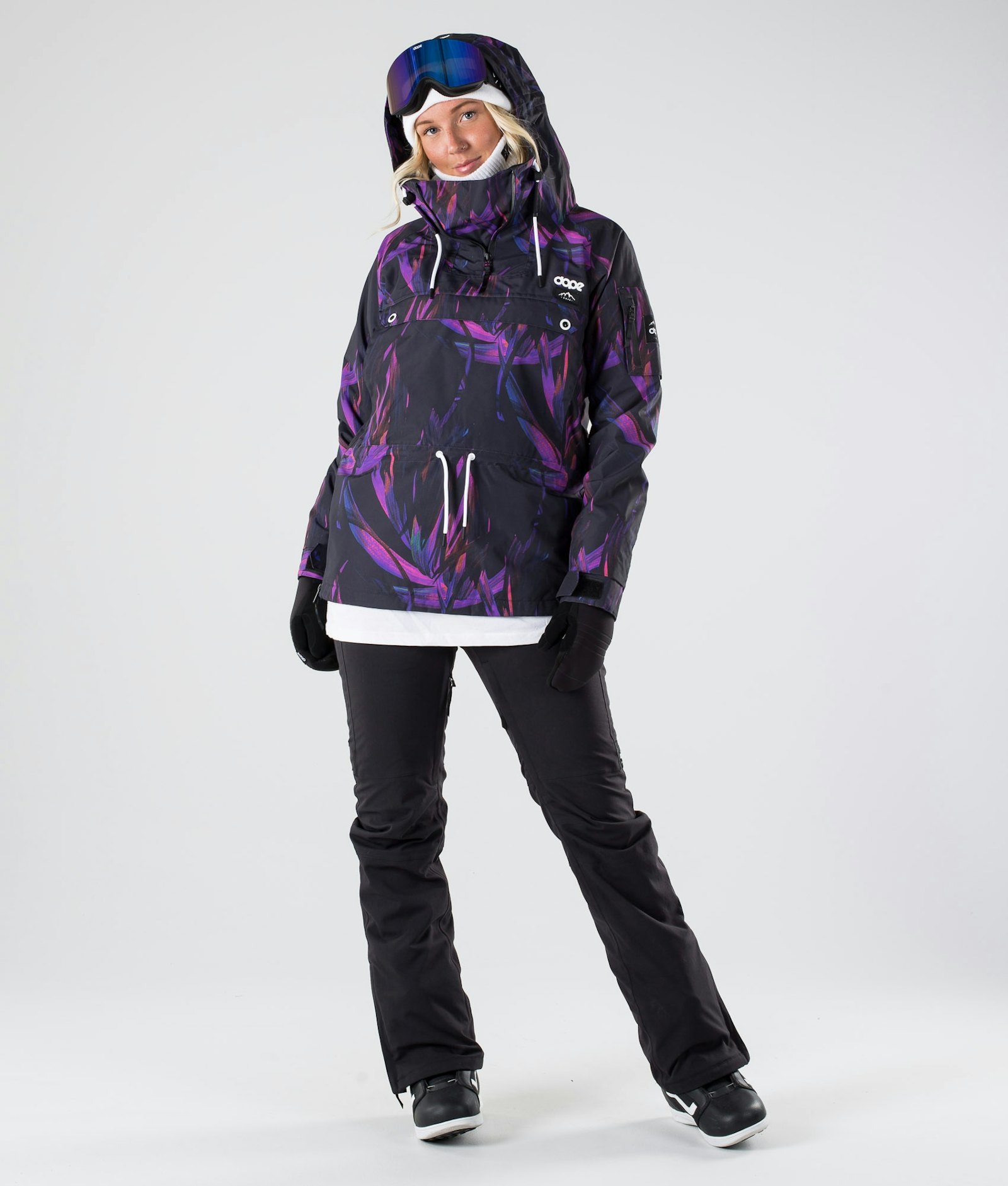 Dope Annok W 2019 Snowboard Jacket Women Purple Foliage