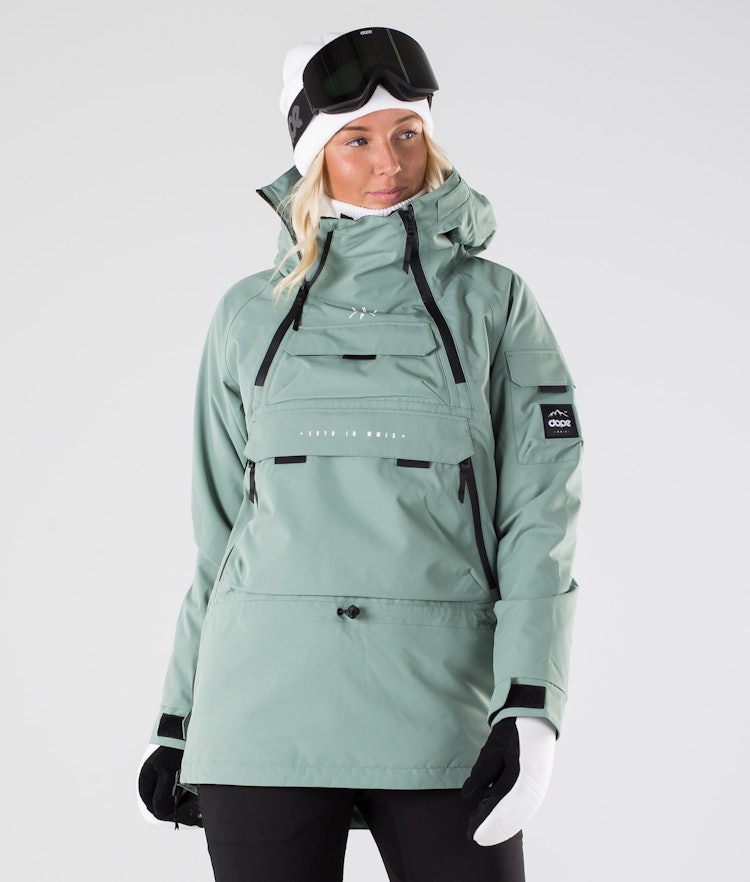 Akin W 2019 Veste Snowboard Femme Faded Green, Image 1 sur 8