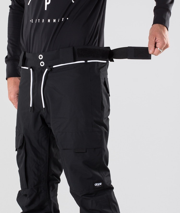 Dope Poise 2019 Pantalon de Snowboard Homme Black, Image 6 sur 9
