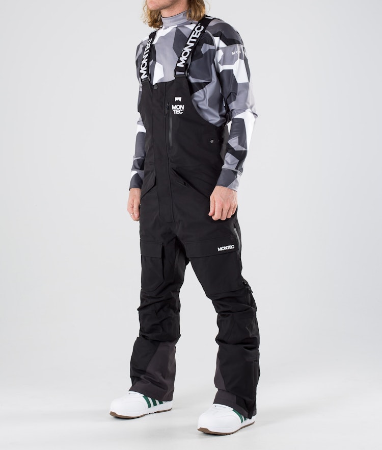 Montec Fawk 2019 Spodnie Snowboardowe Mężczyźni Black