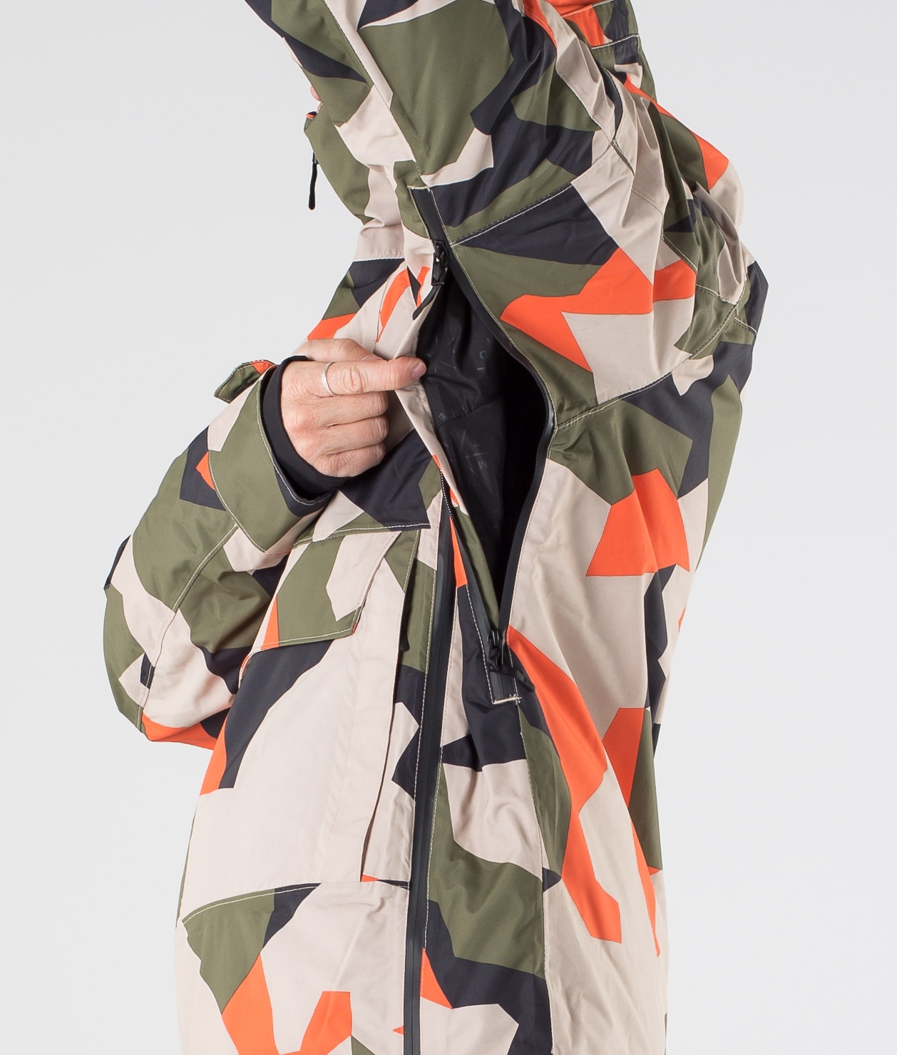 Green camo clearance jacket mens