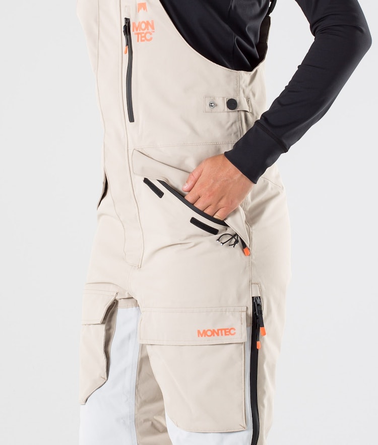 Montec Fawk W 2019 Pantalon de Ski Femme Desert/Light Grey/Atlantic, Image 4 sur 7