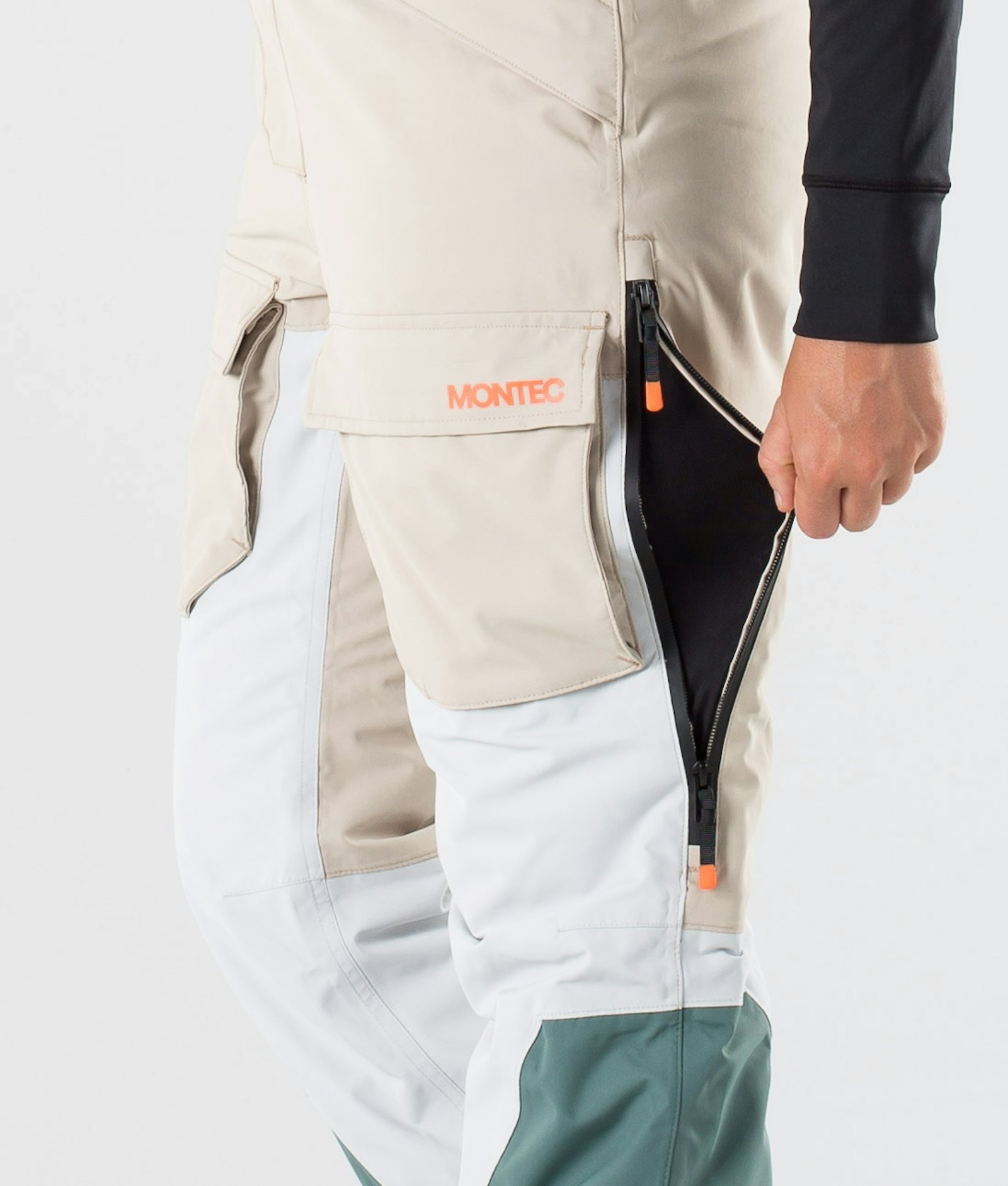 Montec Fawk W 2019 Spodnie Narciarskie Kobiety Desert/Light Grey/Atlantic