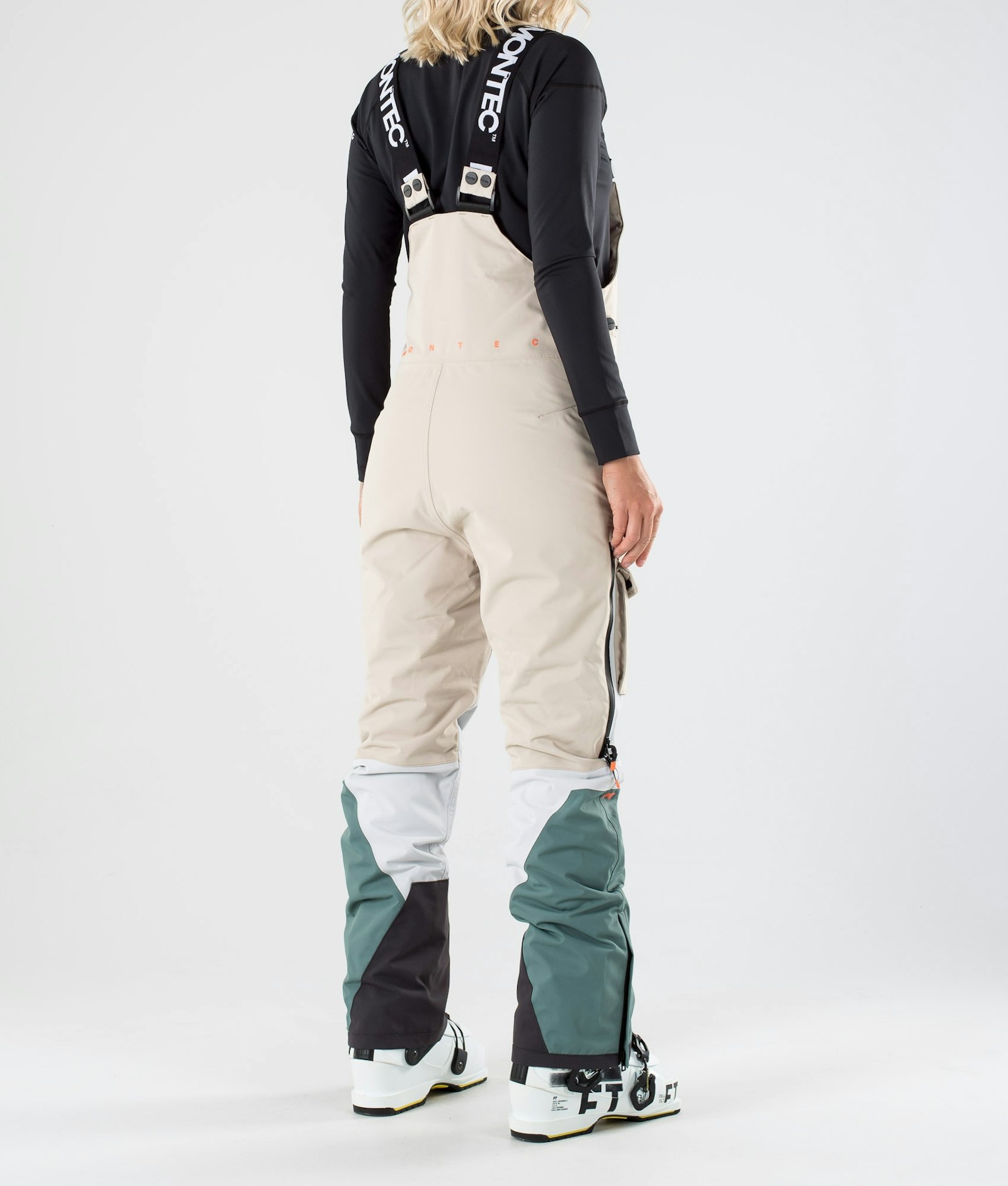 Fawk W 2019 Pantalon de Ski Femme Desert/Light Grey/Atlantic