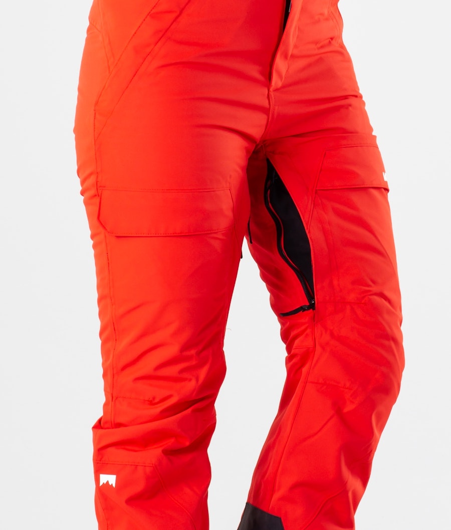 Dune W 2019 Snowboard Pants Women Red Renewed