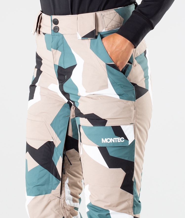Dune W 2019 Pantaloni Sci Donna Atlantic Camo, Immagine 3 di 6