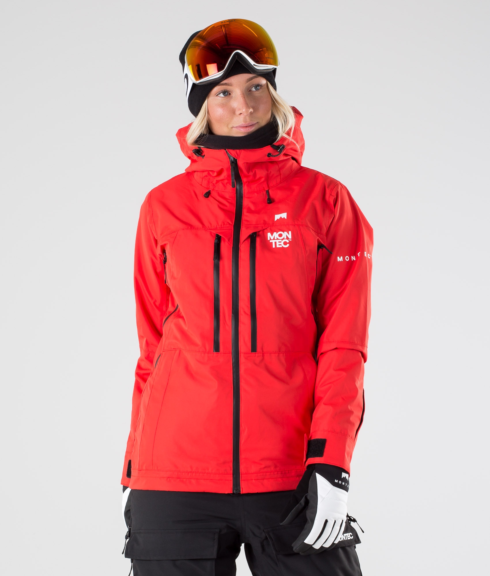 Red ski deals jacket womens