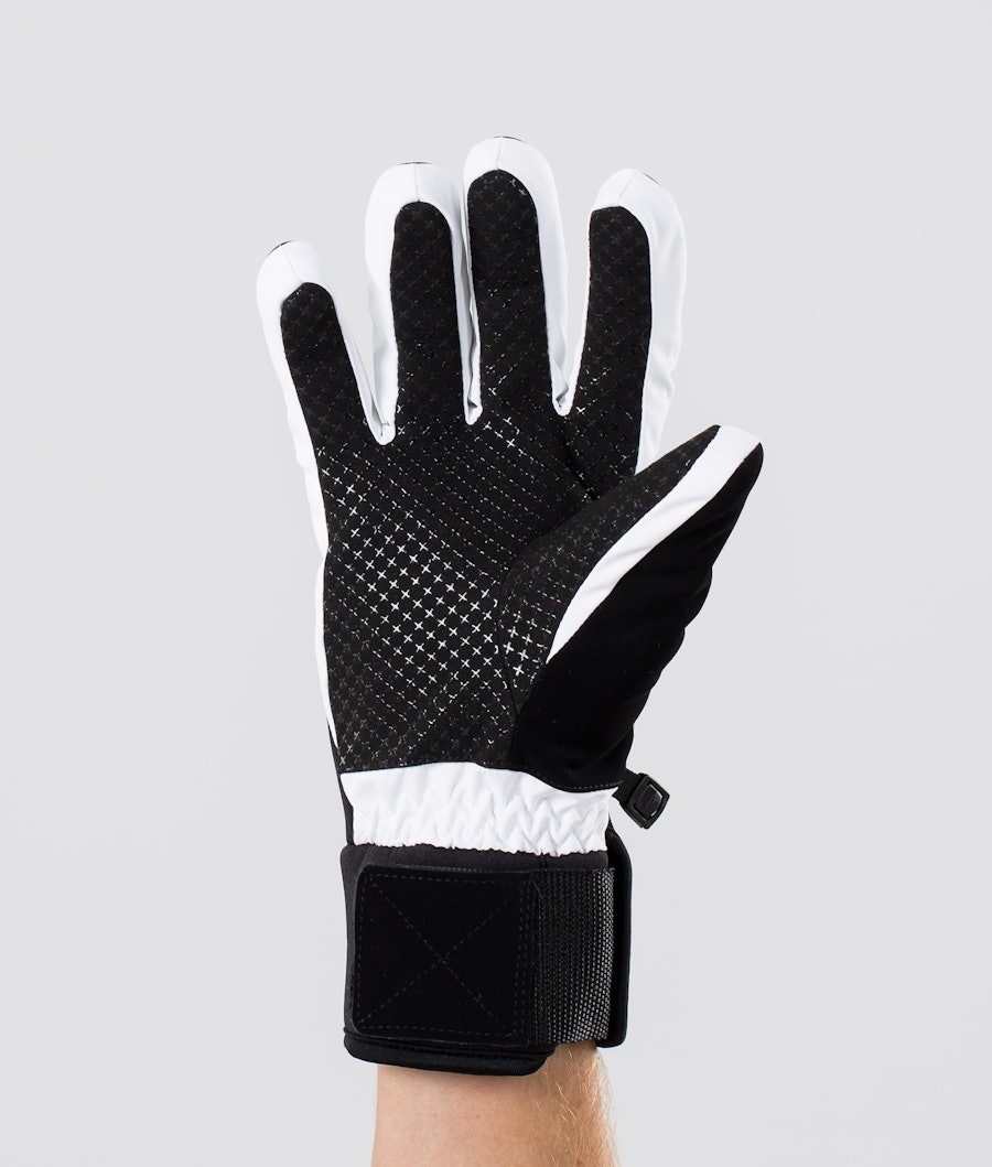 Dope Signet Men's Ski Gloves Black White