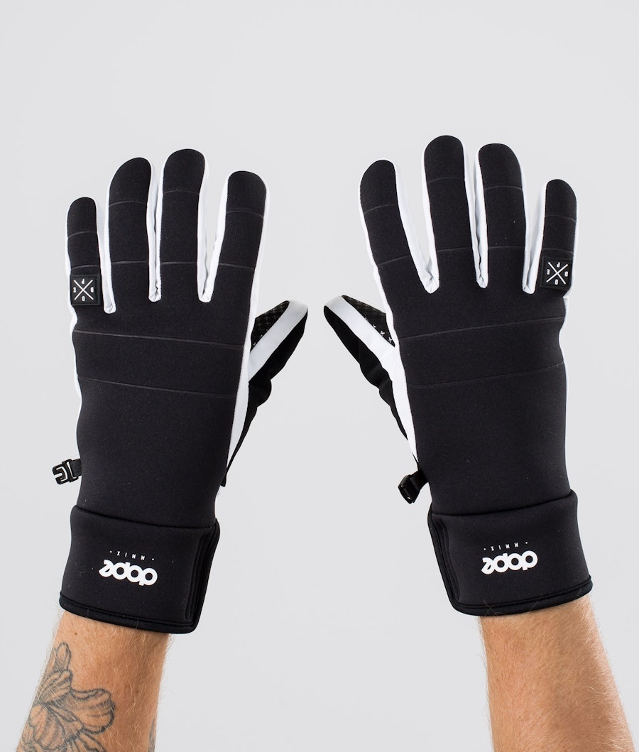Signet Ski Gloves Black/White