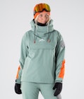 Dope Blizzard W 2019 Chaqueta Snowboard Mujer Limited Edition Faded Green Orange
