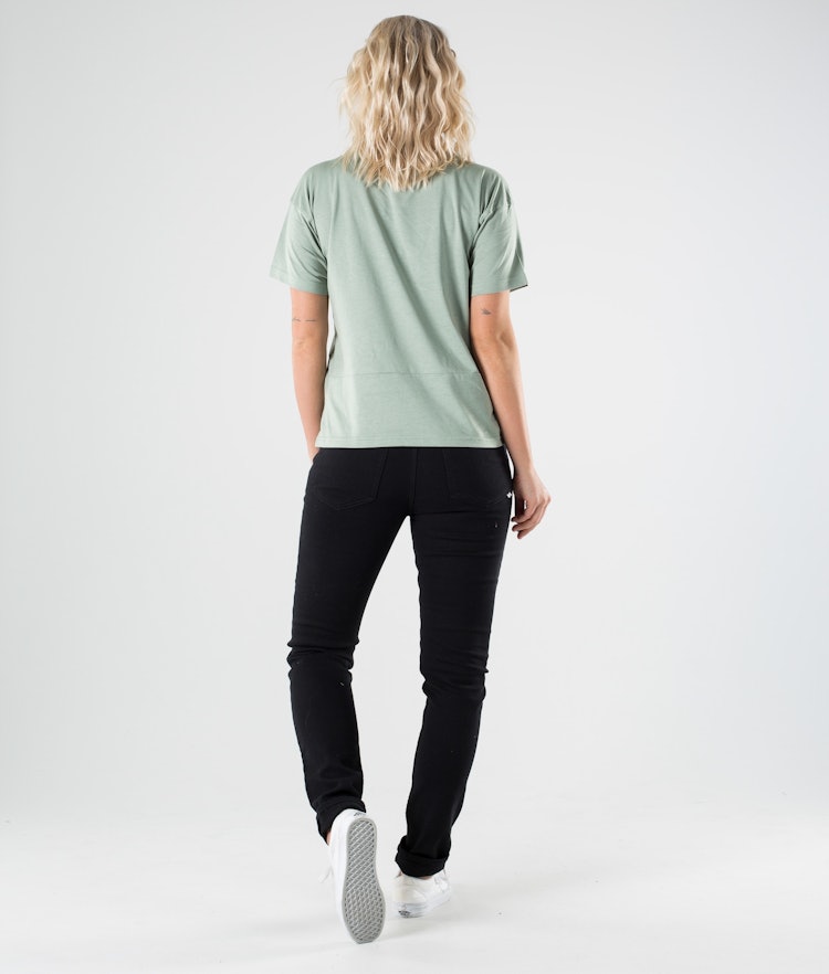 Dope Grand 2X-UP T-shirt Femme Faded Green