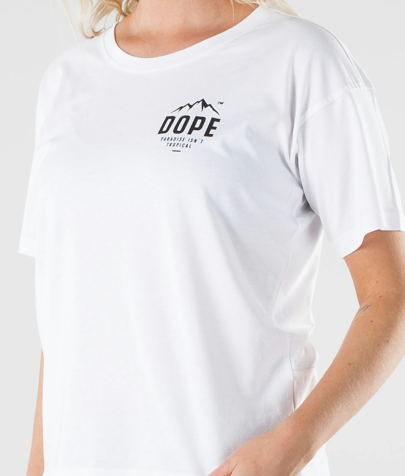 Dope Grand Paradise II T-paita Naiset White