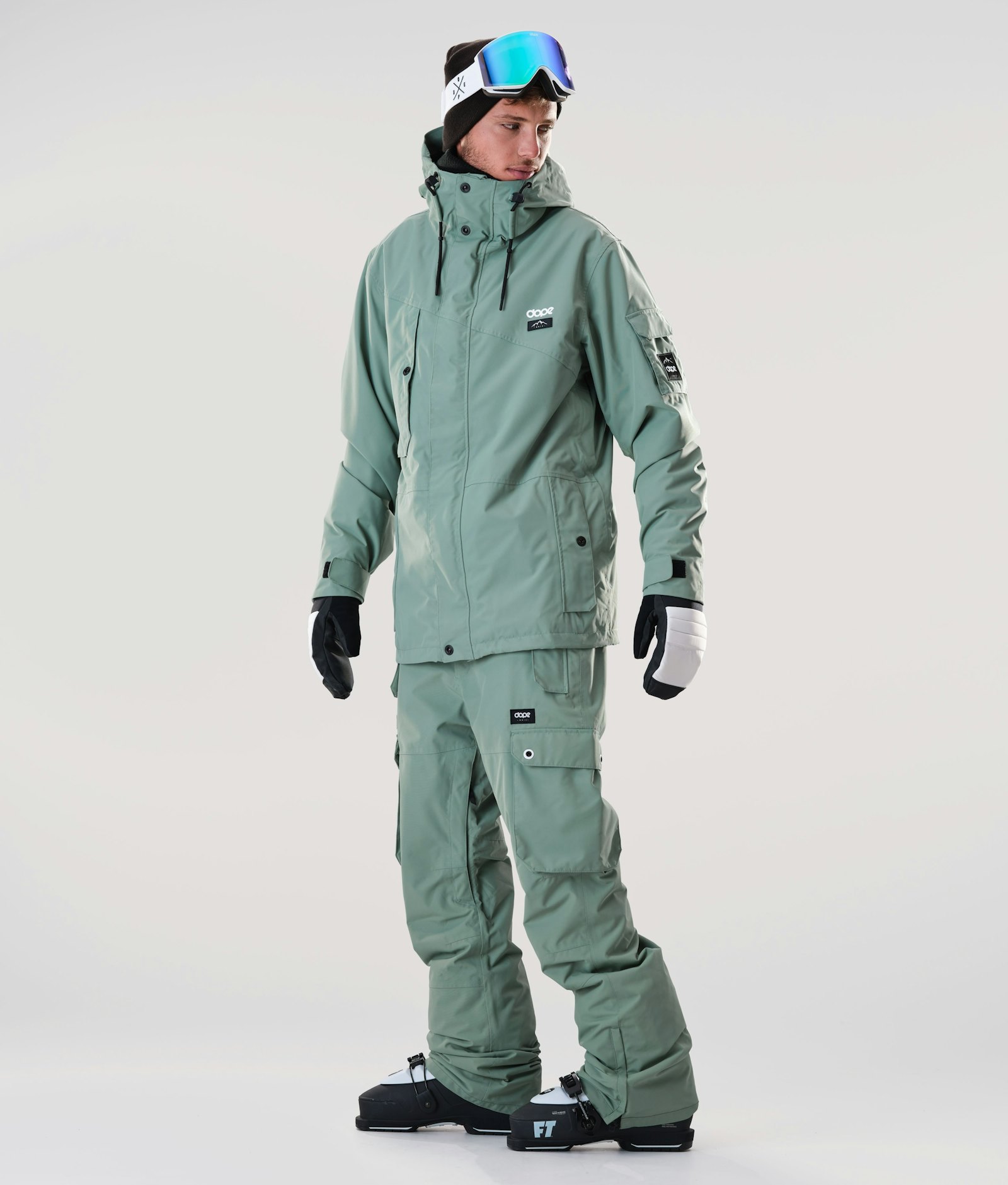 Dope Adept 2020 Ski Jacket Men Faded Green
