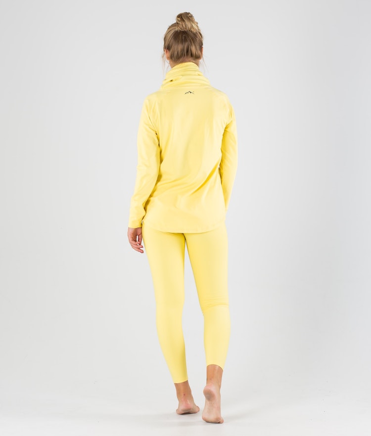 Dope Snuggle W Pantalon thermique Femme 2X-Up Faded Yellow