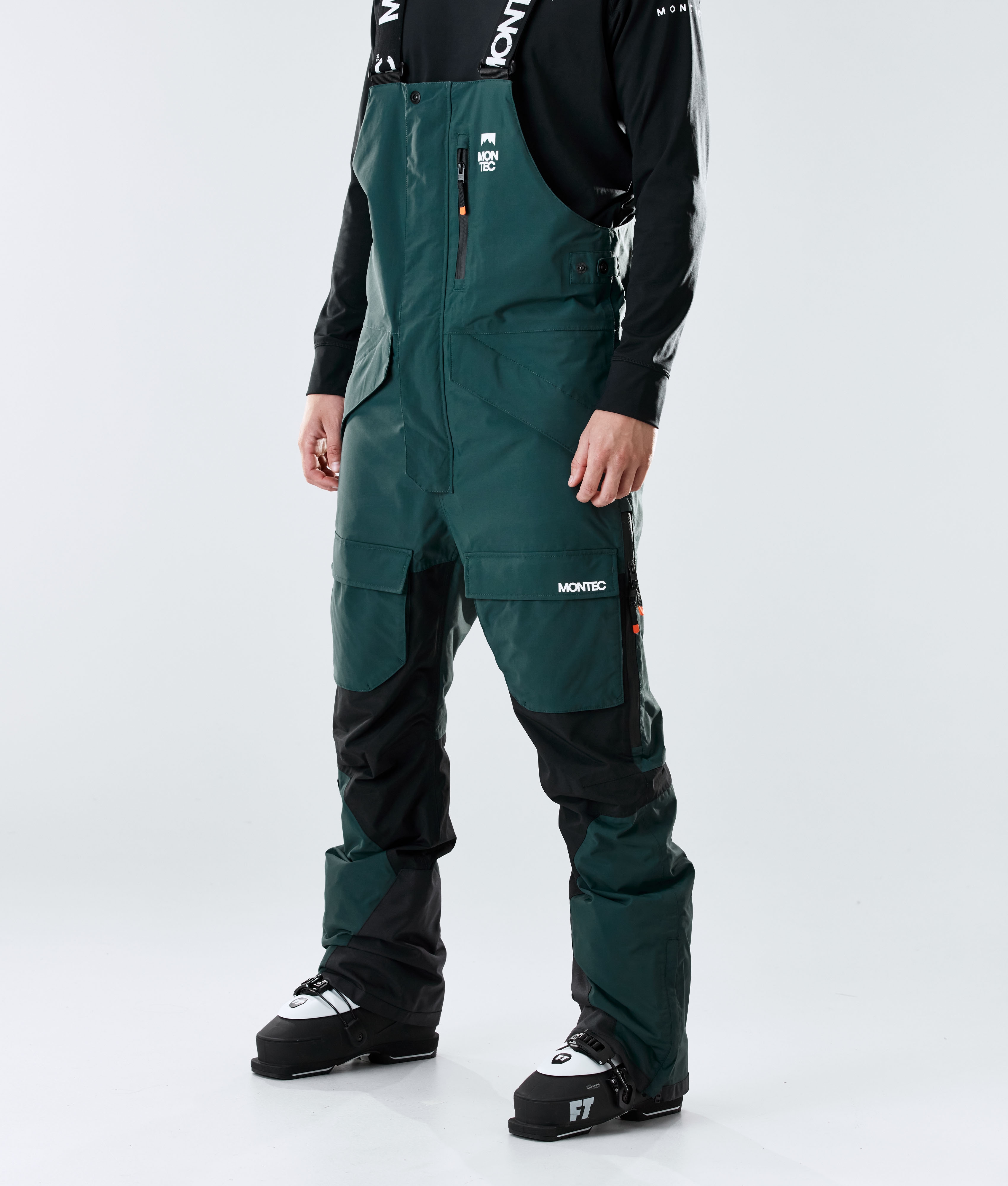 Montec Fawk 2020 スキーパンツ メンズ Dark Atlantic/Black - 緑