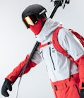 Fawk 2020 Veste de Ski Homme Light Grey/Red, Image 4 sur 9