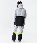 Dune 2020 Manteau Ski Homme Light Grey/Neon Yellow/Black, Image 8 sur 8