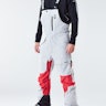 Montec Fawk 2020 Ski Pants Light Grey/Red
