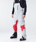 Fawk 2020 Ski Pants Men Light Grey/Red, Image 1 of 6