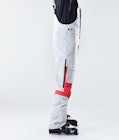 Fawk 2020 Ski Pants Men Light Grey/Red, Image 2 of 6
