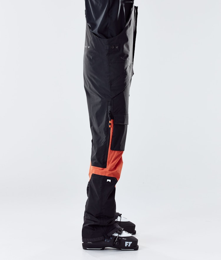 Fawk 2020 Pantalon de Ski Homme Black/Orange, Image 2 sur 6