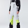 Montec Fawk 2020 Ski Pants Light Grey/Neon Yellow/Black