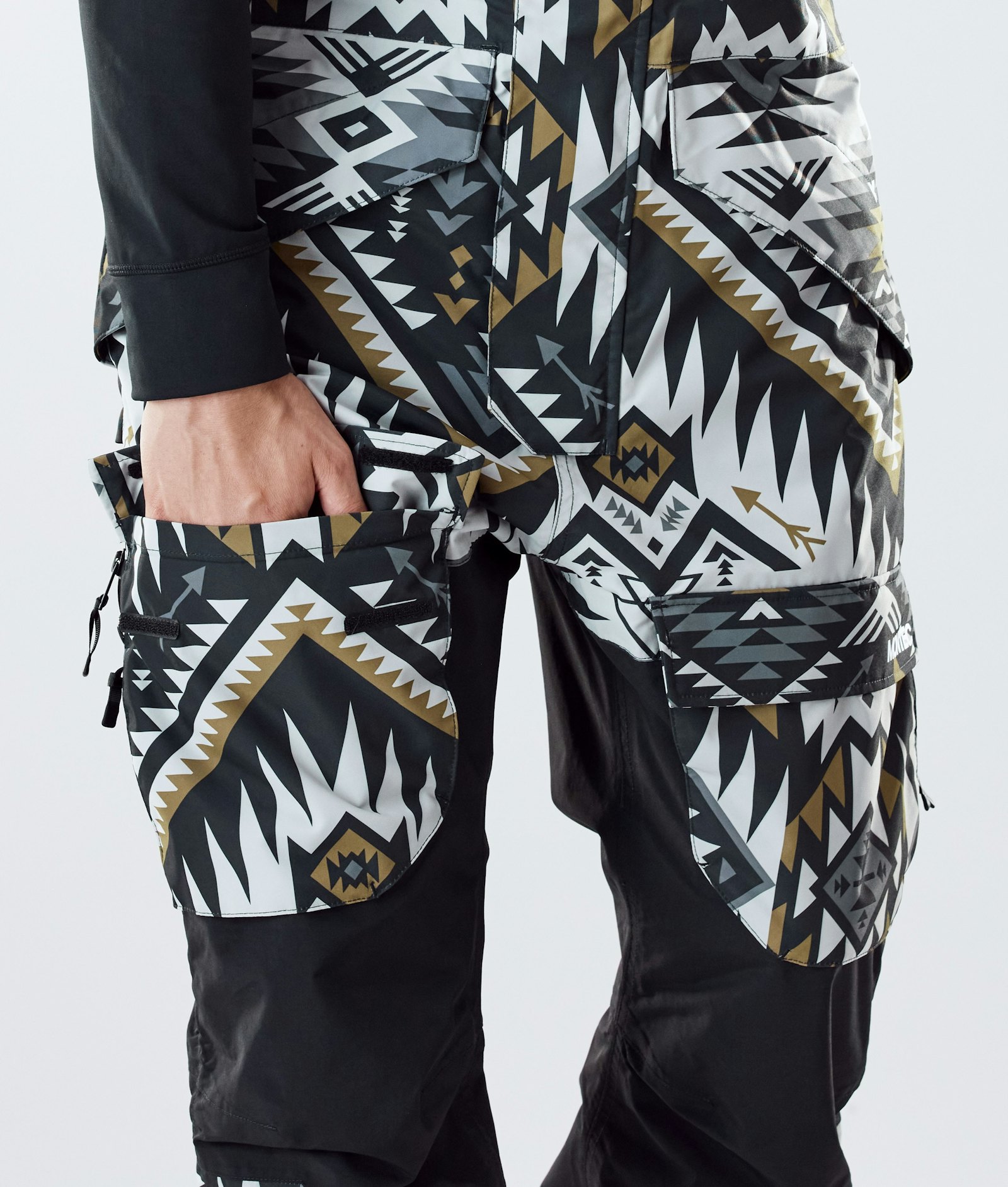 Montec Fawk 2020 Spodnie Narciarskie Mężczyźni Komber Gold/Black
